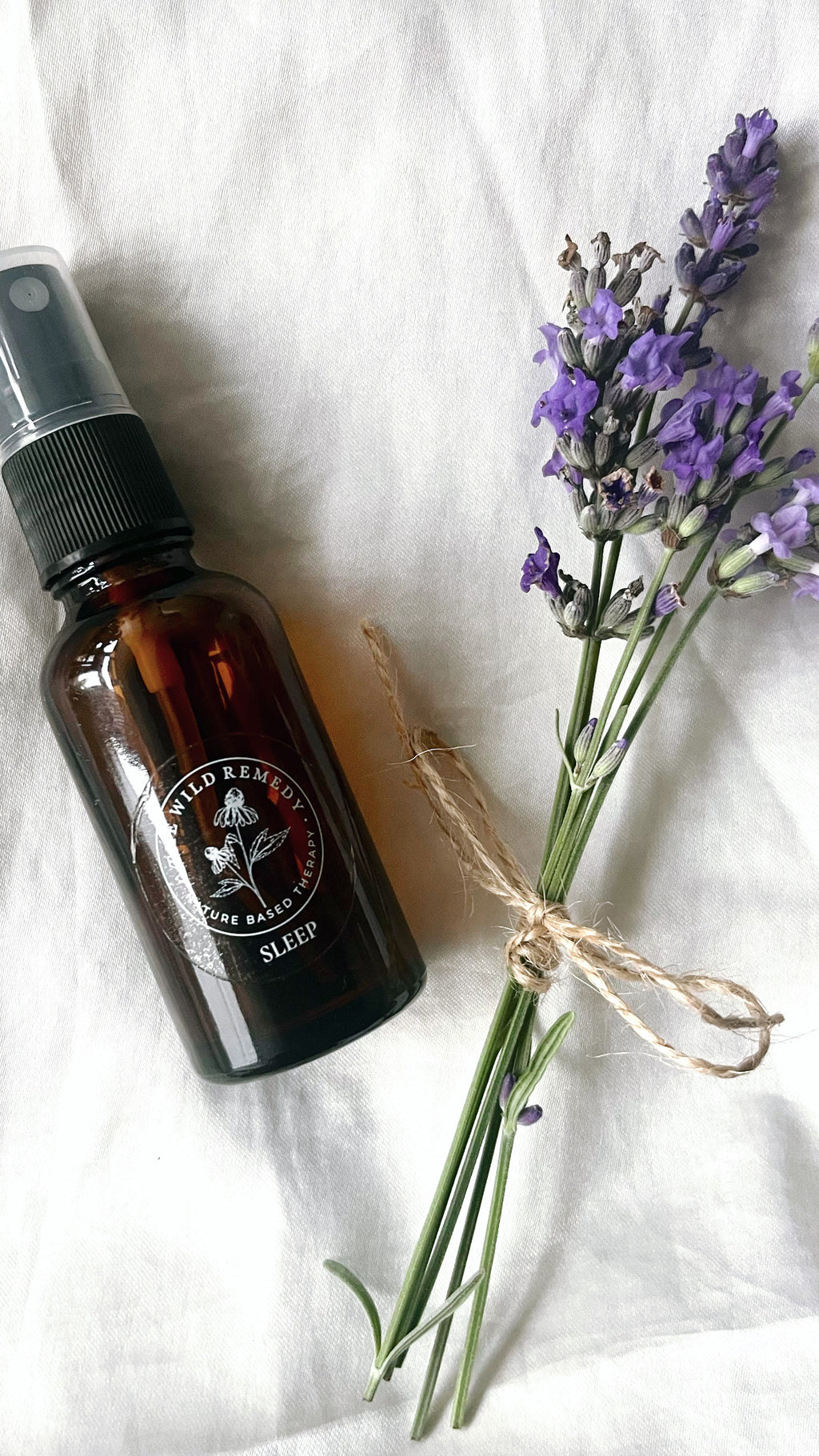 The Wild Remedy Botanical Pillow Spray — natural sleep support mist
