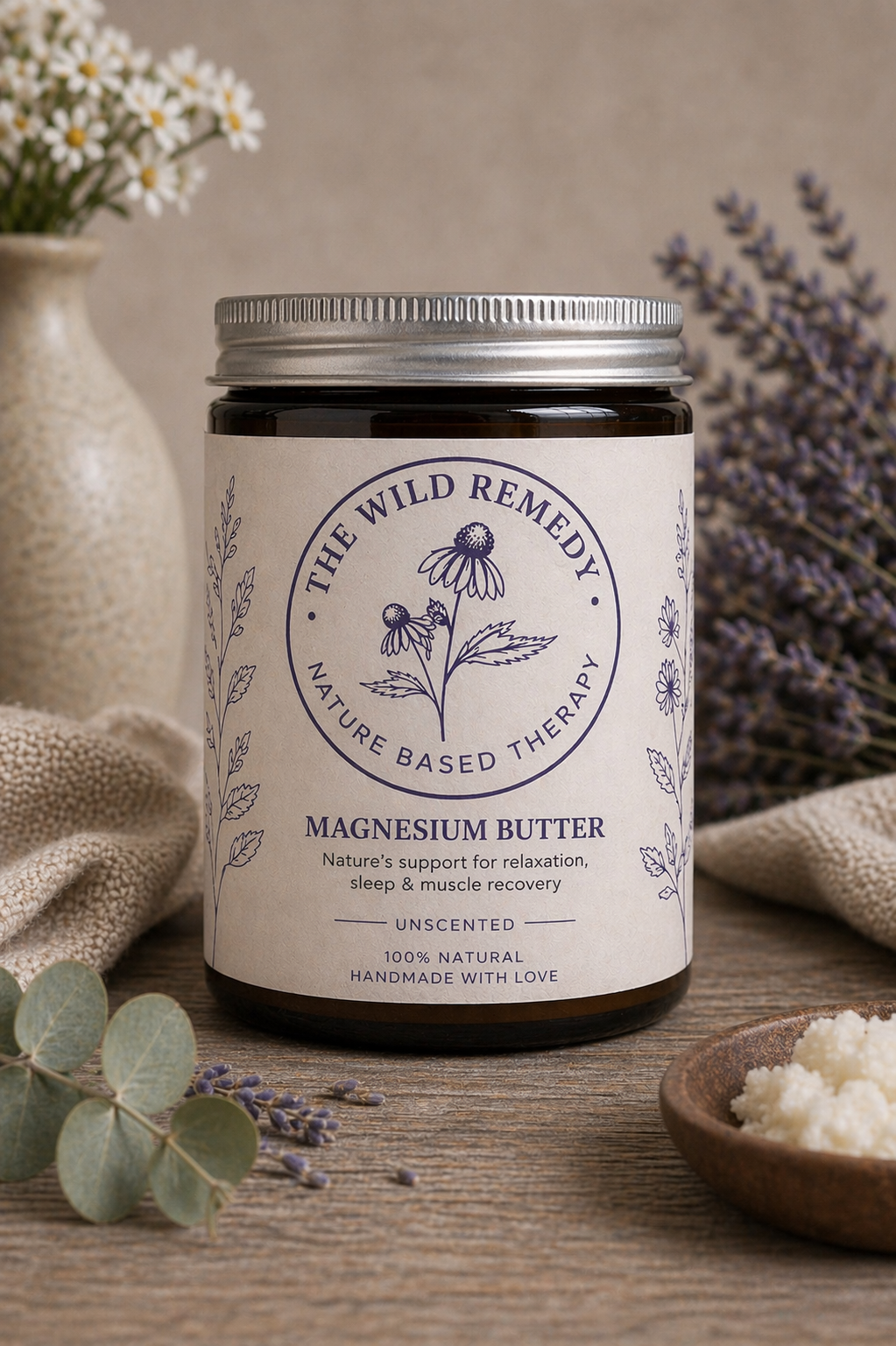 Magnesium Butter by The Wild Remedy — natural botanical skincare